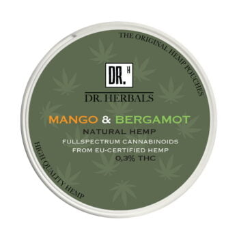 Mango & Bergamott 300mg CBD - Hampa snus | DR. Herbals