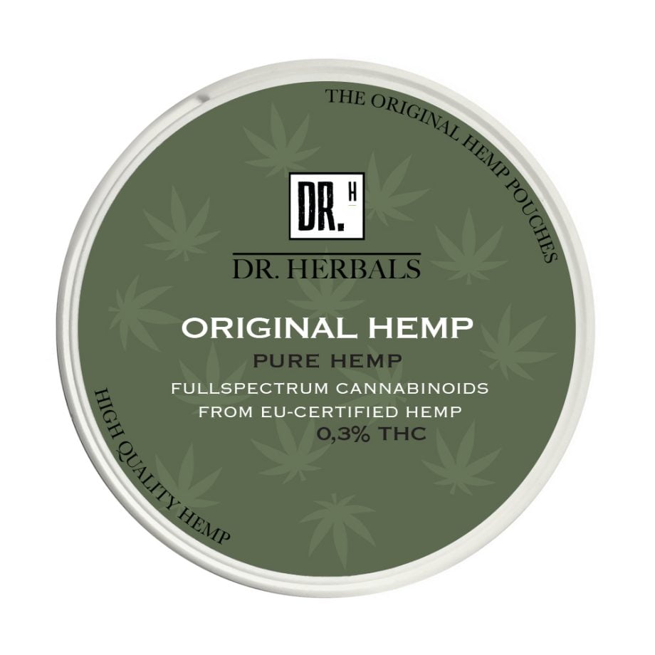 Hampa snus Original Hemp 0,3% THC - DR. Herbals