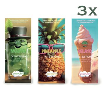 CannaMix engångs vapes 3-pack - DR.Herbals