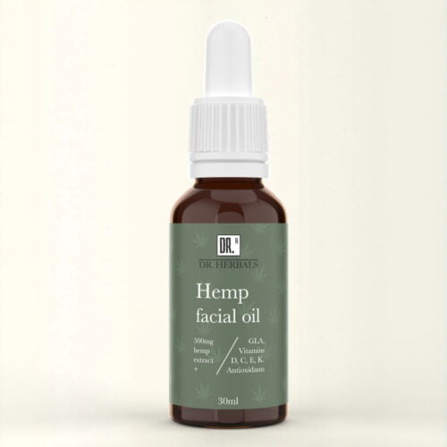 Hampa ansiktsolja 500mg CBD | DR. Herbals