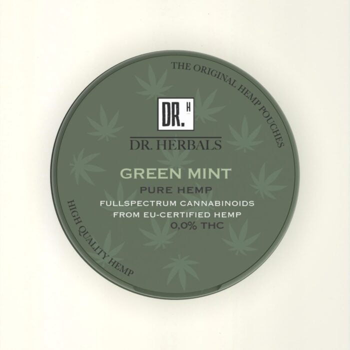 Snus med CBD - Green Mint Hampa snus - DR. Herbals