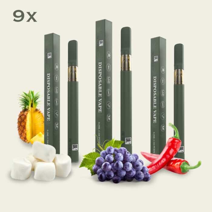 THCH + THCB 9-pack Vapes - DR. Herbals