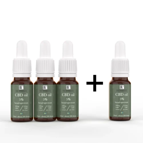 4 for 3: CBD Oil 5% Package - DR. Herbals