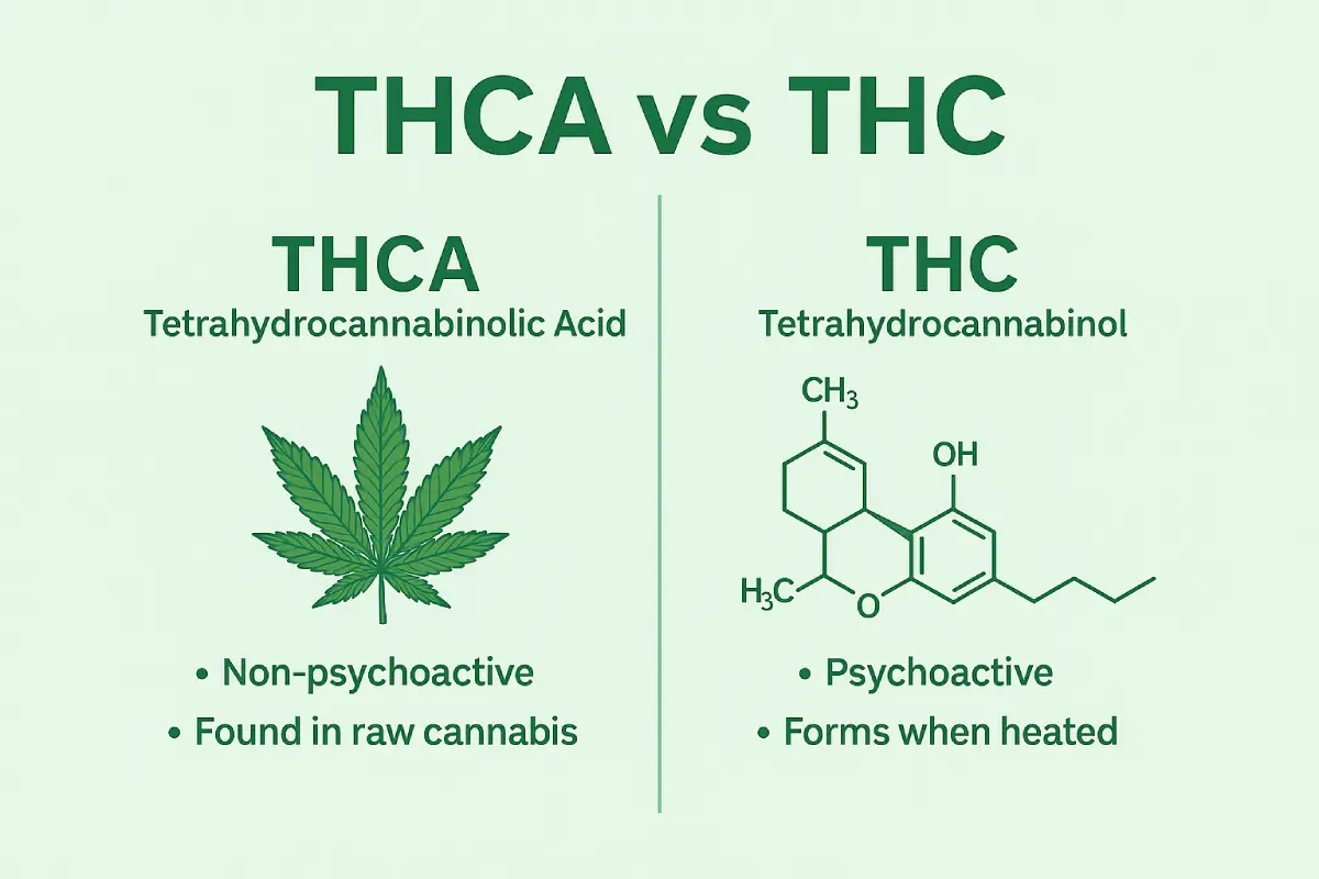 THCA vs THC - DR. Herbals