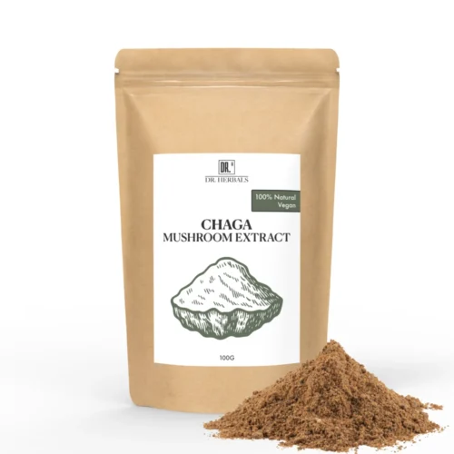 Chaga Pulver 100% Naturlig - DR. Herbals