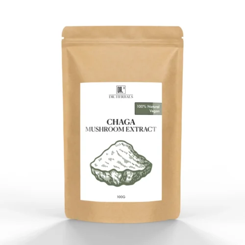 Chaga Pulver 100% Naturlig - DR. Herbals