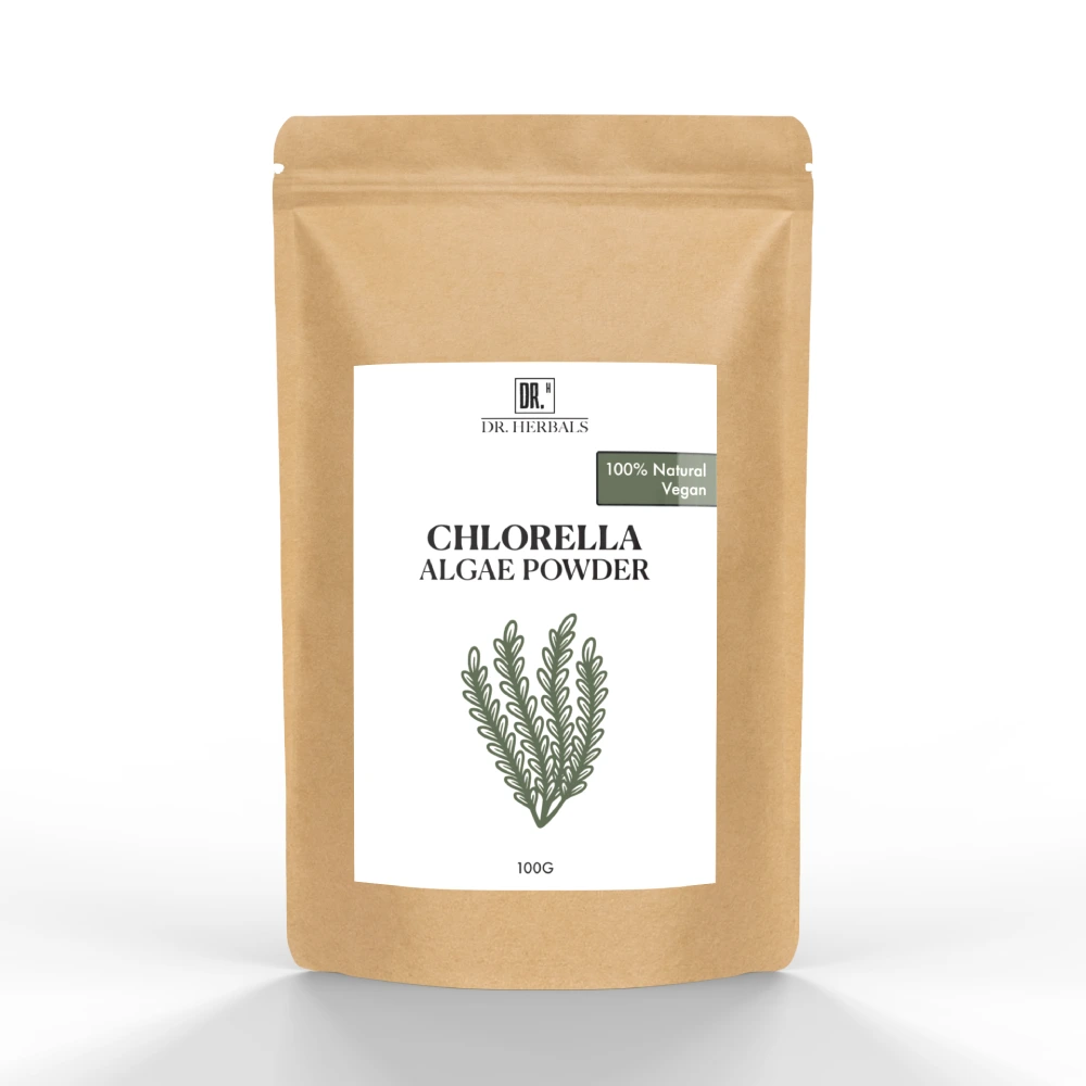 Rent Chlorella pulver utan tillsatser - DR. Herbals