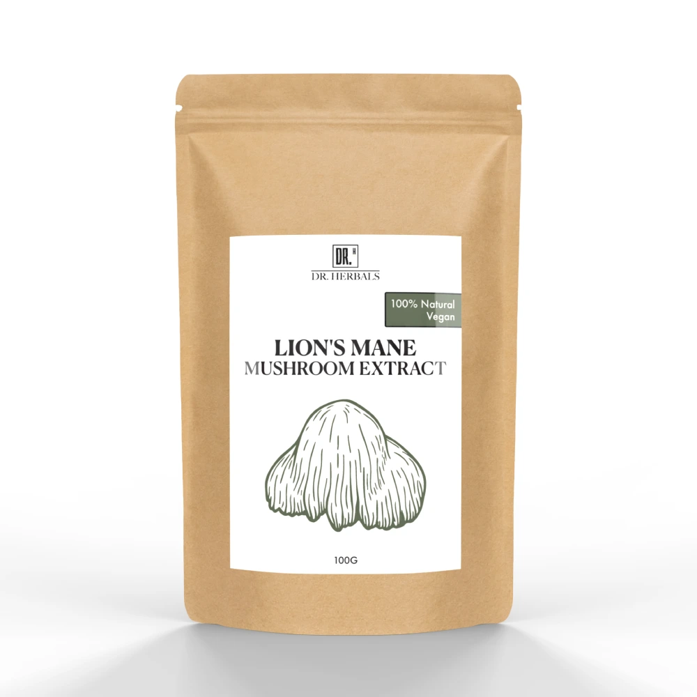 Lion's Mane Pulver 100% Naturlig - DR. Herbals
