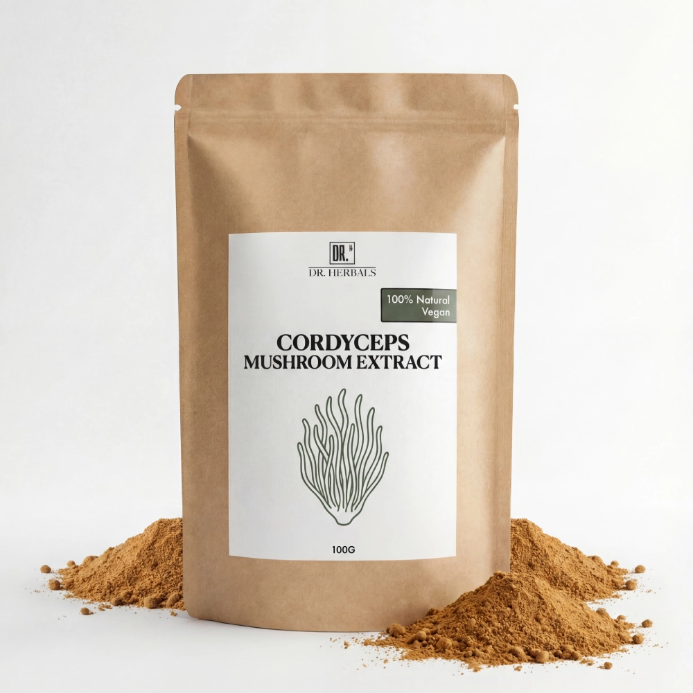 Cordyceps Pulver 100% Naturlig - DR. Herbals